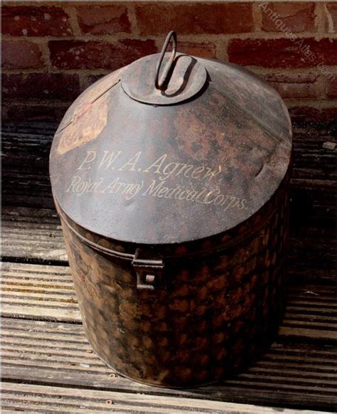 antique military hat box for sale 